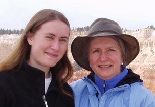 Nancy Taylor (right) and her daughter Alyssa during a recent visit to Bryce Canyon in Utah.