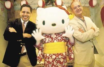 Ken Belson (left) and Brian Bremner, are co-authors of ���������������������������Hello Kitty,��������������������������� a book o...