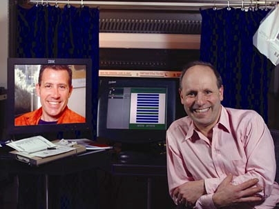 Michael Alvarez (on screen) of Caltech and Ted Selker of MIT are co-directors of the Caltech/MIT Voting Technology Project and were named among the "Scientific American 50."