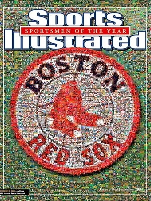 Cover of the Dec. 6, 2004 issue of Sports Illustrated, a photomosaic created by MIT alumnus Robert Silvers.