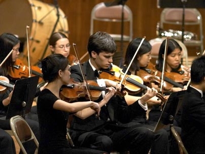 The MIT Symphony Orchestra, shown last fall, will perform Mahler's Sixth Symphony in the Inaugural Concert tomorrow night.