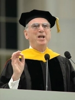 Commencement speaker Irwin Jacobs, the co-founder and CEO of Qualcomm, addresses MIT graduates on June 3, 2005.