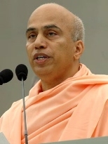 Swami Tyagananda gives the invocation at MIT's Commencement on June 3, 2005.