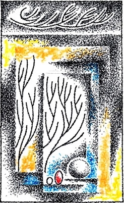 'Pub drawing' by Richard Filipowski is part of a current MIT Museum exhibit.