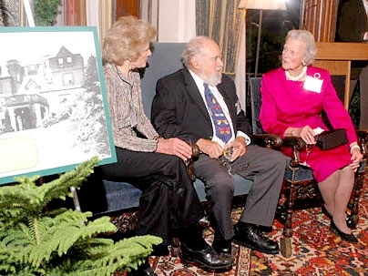 Endicott House celebrated 50 years as part of the MIT family with a new book detailing the history of the families who once lived on the estate in Dedham, Mass. The original house, Rockweld (photo at far left), was built around the time of the Civil War by the grandfather of Rose Weld Baldwin (far right), who attended a celebration event at the house Jan. 17, with Priscilla and Bradford Endicott, ...
