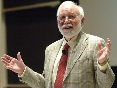 Institute Professor Isadore Singer gave the annual Killian Lecture on Thursday, March 23, in Kirsch Auditorium. Singer received this year's James R. Killian Jr. Faculty Achievement Award.