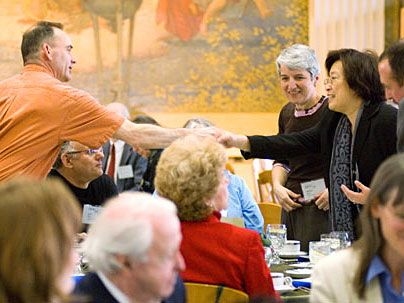 New members of the Quarter Century Club, who have been at MIT for 25 years, were inducted at a luncheon held Monday, April 3.