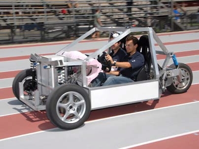 Students working to develop fuel-efficient cars at MIT this summer test out a prototype vehicle powered by electricity and fuel cells. <a onclick="MM_openBrWindow('vehicle-1-enlarged.html','','width=509, height=583')">
<span onmouseover="this.className='cursorChange';">Open image gallery</span>
</a>
<noscript> <a href="vehicle-1-enlarged.html">
<em>(no JavaScript)</em>
</a>
</noscript>