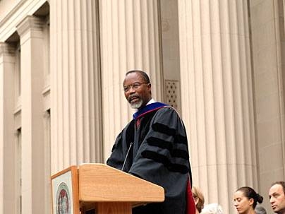 Chancellor Clay speaks at Freshman Convocation.