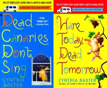 The covers of Dead Canaries Don't Sing and Hare Today, Dead Tomorrow