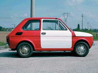 CAVS artist in residence Simon Starling's Fiat built in Turin, driven to Poland, and reconfigured with Polish parts.