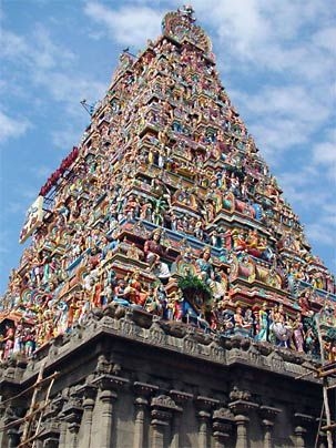 Kapaleeshwarar Temple in Mylapore, Chennai, India.