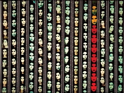 Katharina Sieverding's 'Transformer,' 1973, detail. (© Katharina Sieverding VG Bild-Kunst.)