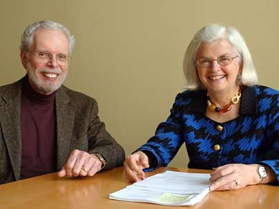 Professor Leon Glicksman and Vice President Theresa Stone are heading up the 'Walk the Talk' task force on energy issues.