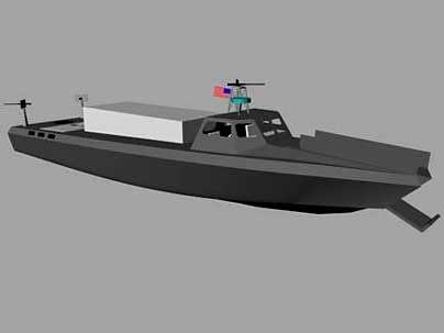 "Riverine Combat Craft" created by: LT Clint Lawler, USN, LT Greg Mitchell, USN, LT IL Suh, USN