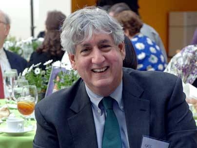 Associate Provost Philip S. Khoury enjoys the luncheon welcoming new members of the Quarter Century Club.