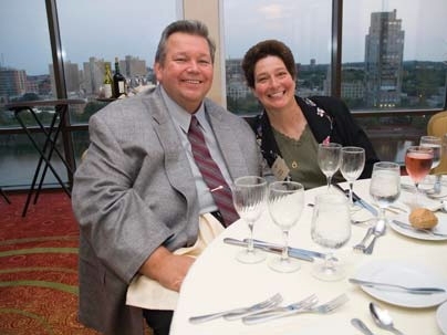 Recent retiree Robert Norton (Department of Facilities), with spouse Eileen Norton.