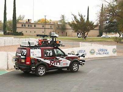 MIT's 'robocar' negotiated a course without a driver to advance to the finals of the DARPA Urban Challenge.