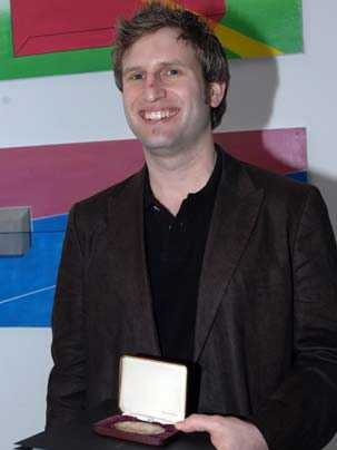 Christian R. Schubert of the department of chemistry won the Goodwin Medal, which is given to a graduate student whose performance of teaching duties is "conspicuously effective over and above ordinary excellence."