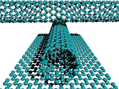MIT researchers are designing sensors that use carbon nanotubes, shown here in middle and at top, to detect hazardous gases.