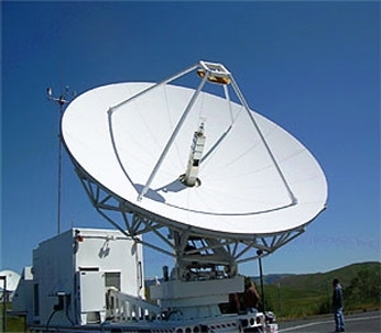 MIT Lincoln Laboratory's LAKaTT satellite terminal, utilized for testing communications over WGS satellites