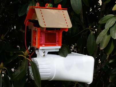 Different listening devices used in the project consist of advanced cell phones equipped with speakers, GPS and compasses.