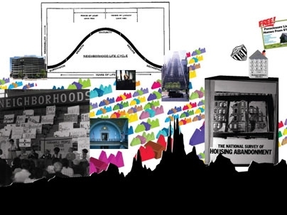 Preparatory drawing for The flow of funds (spikes and troughs), large-scale sculpture included in exhibition.
