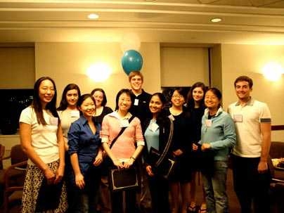 Department of Biology award winners, from left to right, Grace Lee, Nimisha Schneider, Jaclyn Ho, Samantha Burke, Shuo Han, Tristan Kooistra, Amudha Panneerselvam, Jocelyn Chin, Adelaide Fuller, Sunny Lou, and Ryan Flynn. Â