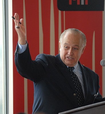 Dean for Student Life, Chris Colombo speaks at the Community Catalyst kick-off event. 