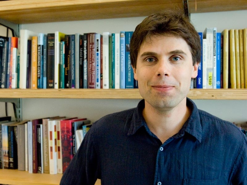 Caspar Hare, associate professor in the Department of Linguistics and Philosophy.