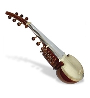 A sarod, played by Ali Akbar Khan.