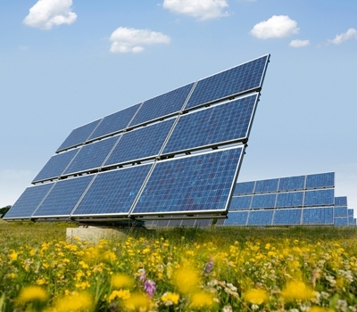 Conventional photovoltaic solar panels are flat, and can be installed horizontally, angled to face the average height of the sun, or mounted on a tracking mechanism.