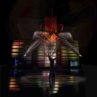 <em>Death and the Powers</em> introduces new performance techniques and an animated set, including a musical chandelier with dozens of Teflon strings that can be played by the performers.