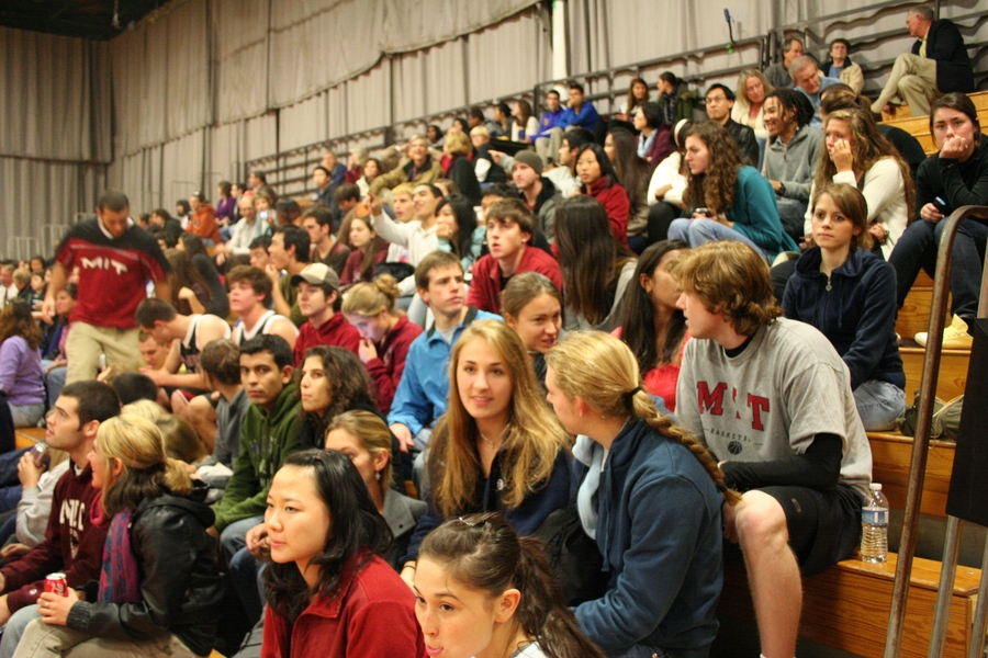 The standing-room only event was packed with hundreds of Tech fans, eager to see the teams’ first showing.