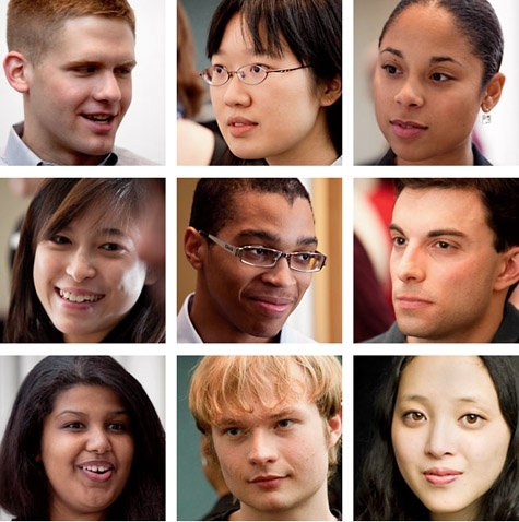 Some of the 2010 Burchard Scholars.