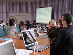 The OCW Consortium global meeting in Santander, Spain, in May 2007.