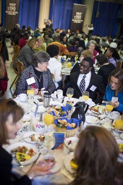 The breakfast allowed members of the community — including faculty, staff, students and administrators — the chance to gather and talk.