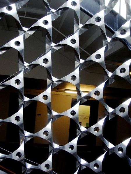 'Dis(Course)4' by James Coleman, Andrew Manto and Craig Boney, graduate students in architecture; in the stairwell of Building 3.