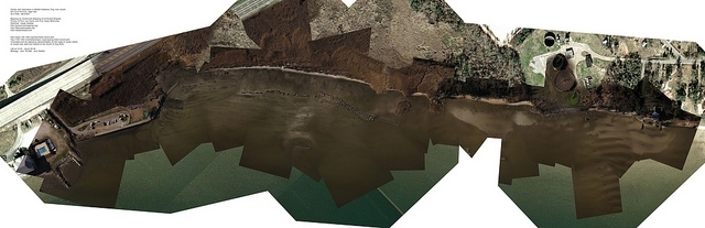 GrassrootsMapping helped map the restoration of an oyster reef in Alabama.