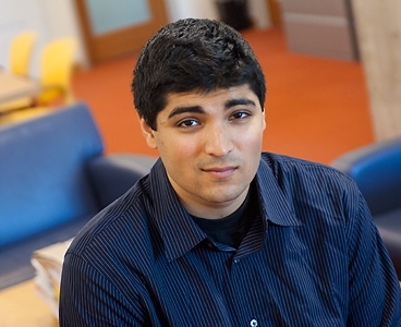 Ankur Moitra, a PhD student in the Computer Science and Artificial Intelligence Laboratory.