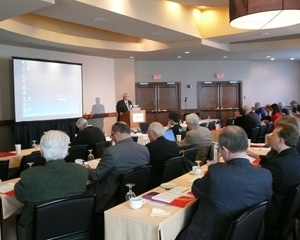 Professor and CANES Director Mujid Kazimi welcomes participants at the two-day symposium.