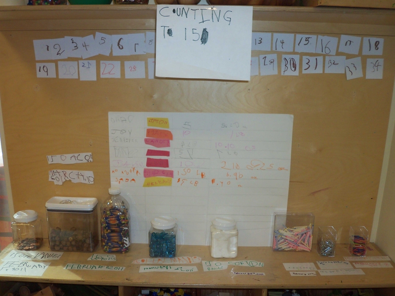 Preschoolers at the Stata Technology Children's Center practice counting to 150.