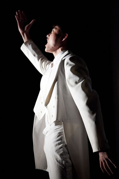 MIT senior Wei-Yang Sun performs in 'The Scarlet Pimpernel' at Next House as part of Next Act, a highly entertaining annual play put on by Next residents.