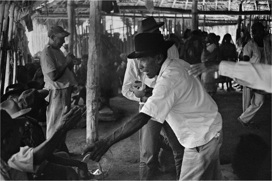 Ceremonial toasting and drinking.