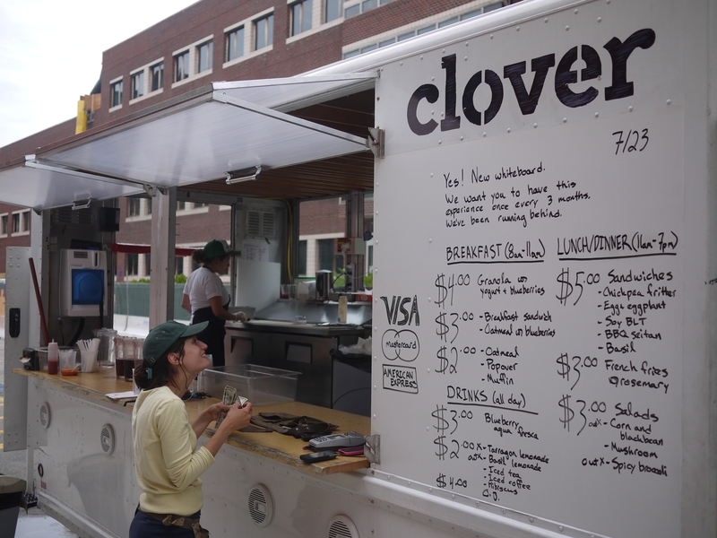 Clover Food Lab, cited as one of the best food trucks in the Boston area.