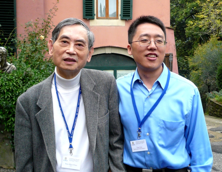 Sow-Hsin Chen, left, and Yun Liu SM ’03, PhD ’05, right.