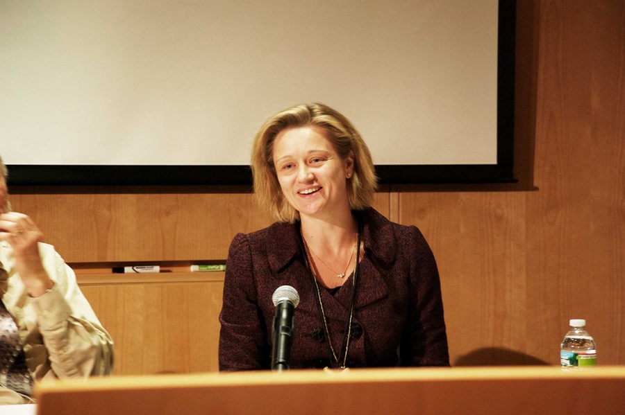 Professor Annalisa Weigel moderates Panel 3: Alumni in Academia