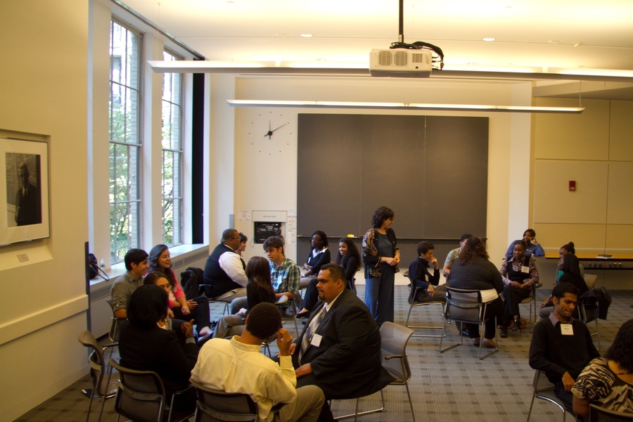 Access attendees get to know each other better during a communications workshop.