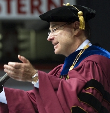 Dr. Joseph Aoun PhD '82, president of Northeastern University, is the recipient of the 2011 Robert A. Muh Alumni Award.