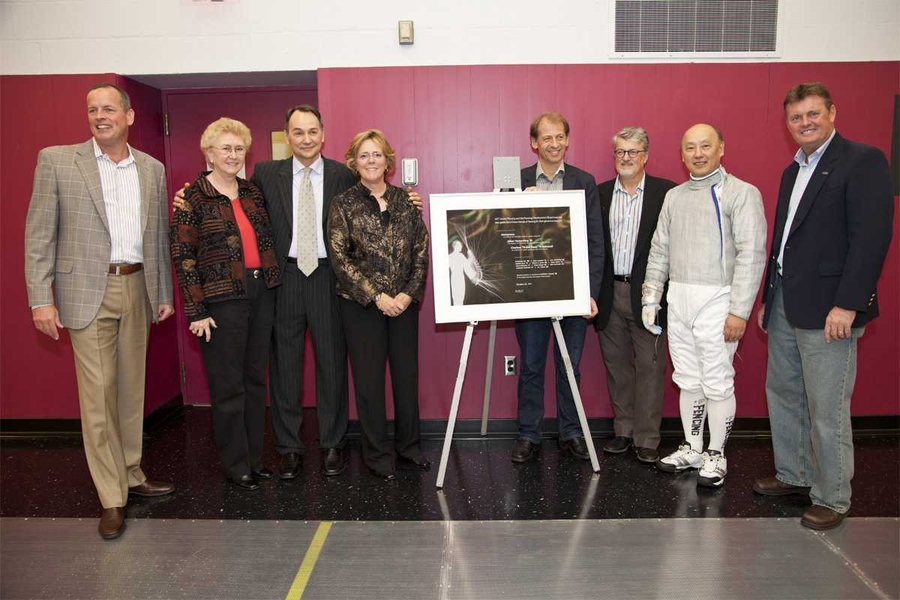 From left: Arlie Sterling, Candace Royer, Jarek Koniusz, Julie Soriero, Johan Harmenberg, Geoff Pingree, Robert Shin and Dan Martin